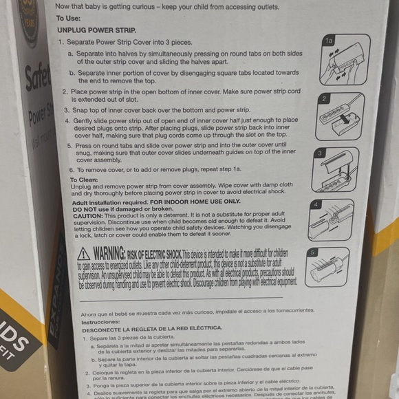 NIB Baby Proofing - Door Knob Covers, Power Strip Covers, Furniture Straps - Picture 14 of 15